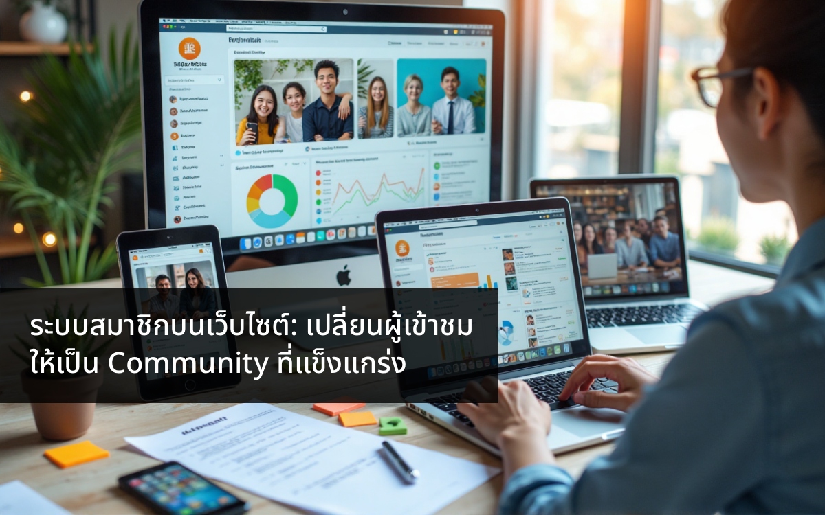 ระบบสมาชิกบนเว็บไซต์