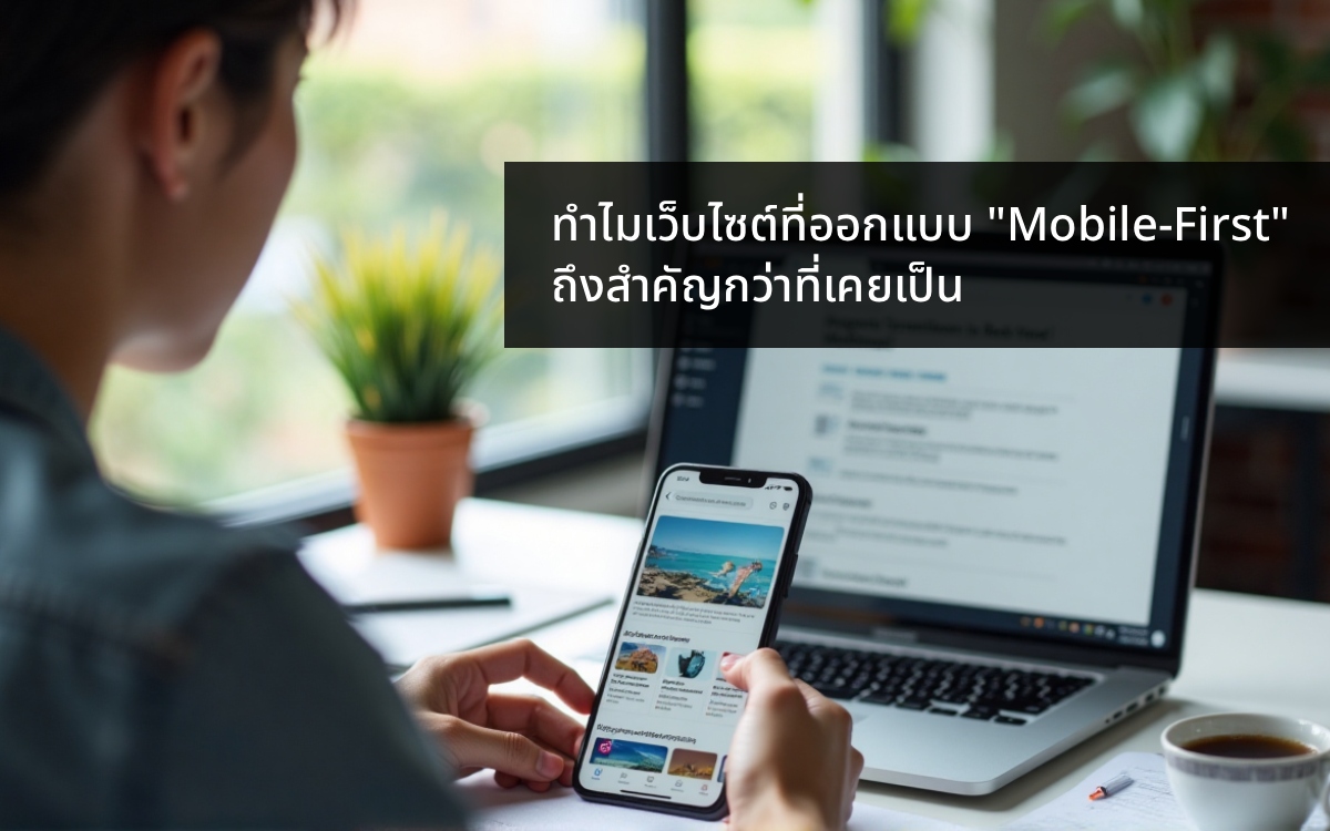 Mobile-First Design คืออะไร? ทำไมสำคัญต่อธุรกิจและ SEO ในยุคนี้