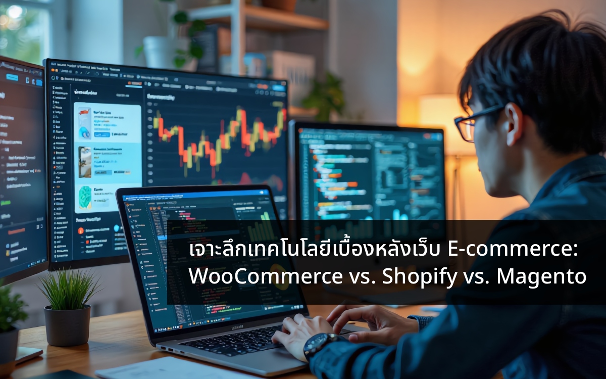 WooCommerce vs Shopify vs Magento เลือกอะไรดี?